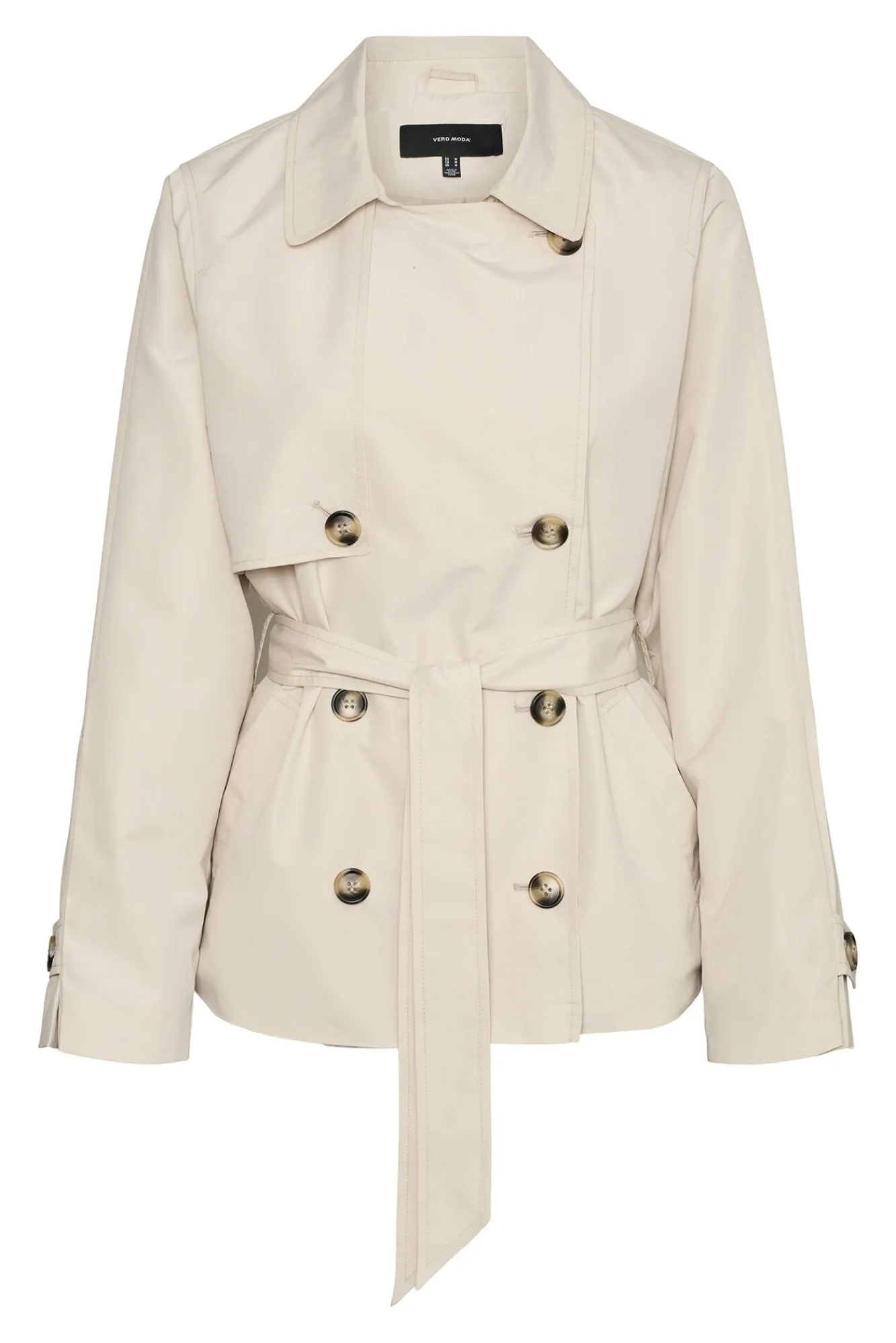 Mujer Vero Moda Gabardinas|Abrigos>Trench corto de manga larga