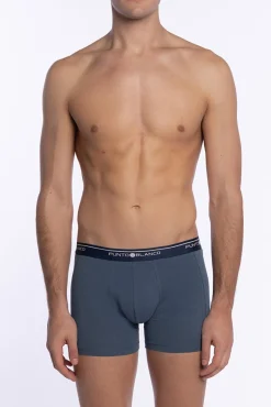 Hombre Punto Blanco Calzoncillos>Triplo calzoncillo Bóxer cerrado Basix