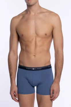 Hombre Punto Blanco Calzoncillos>Triplo calzoncillo Bóxer cerrado Basix