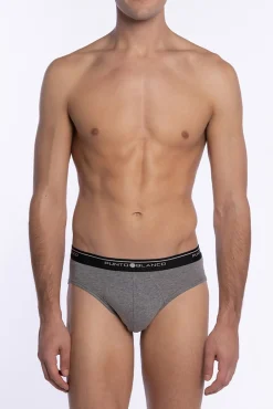Hombre Punto Blanco Calzoncillos>Triplo calzoncillo Slip Basix