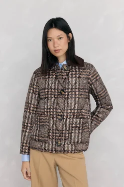 Mujer Pedro del Hierro Chaquetas|Plumíferos Y Acolchados>Ultralight corto estampado