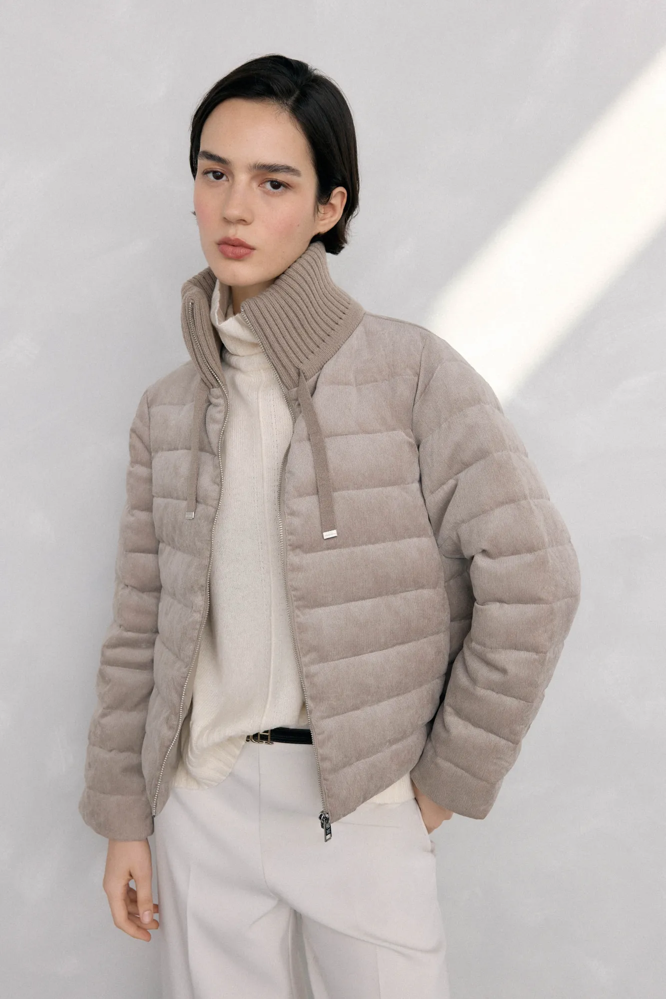 Mujer Pedro del Hierro Chaquetas|Plumíferos Y Acolchados>Ultralight corto pana