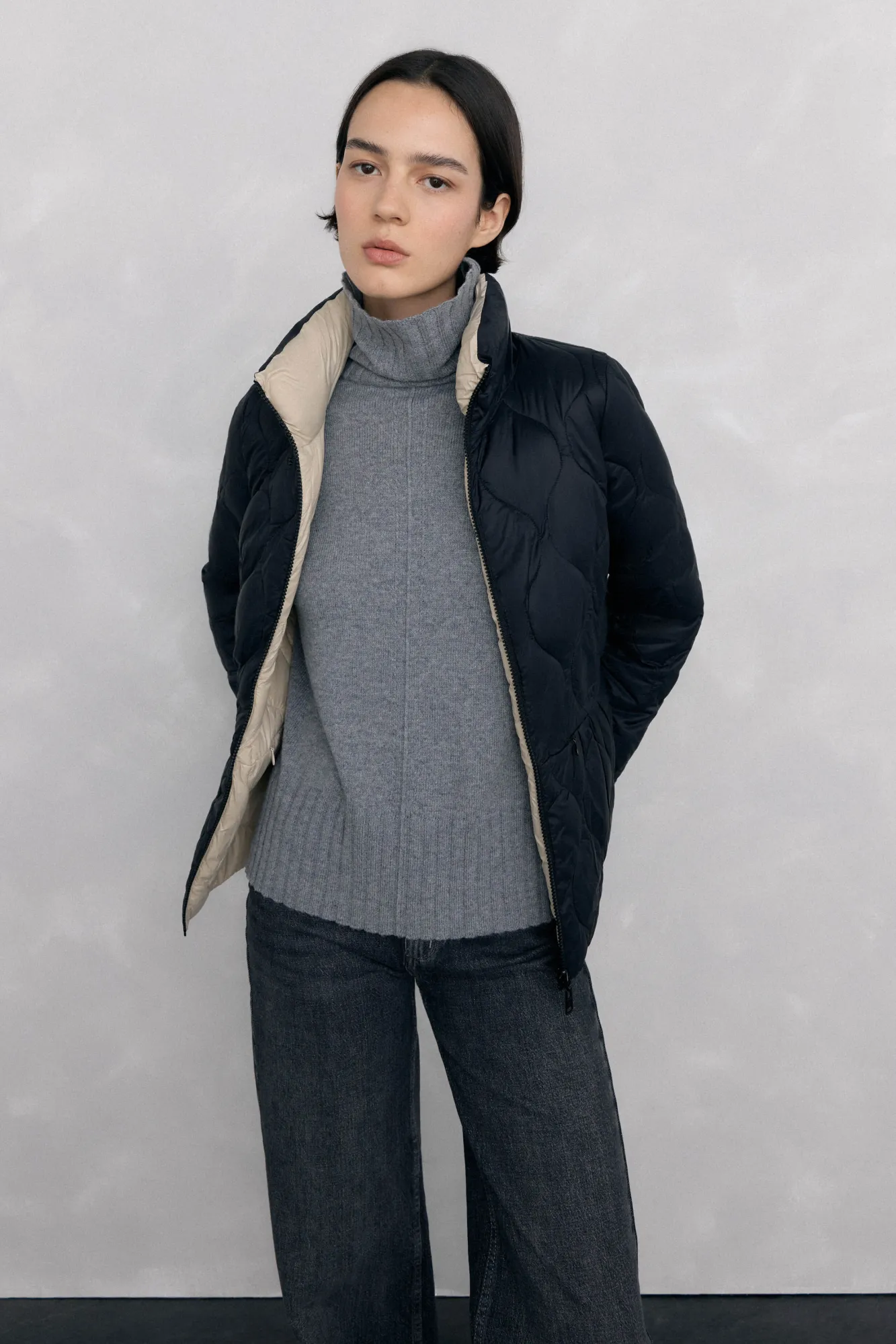 Mujer Pedro del Hierro Chaquetas|Plumíferos Y Acolchados>Ultralight corto reversible