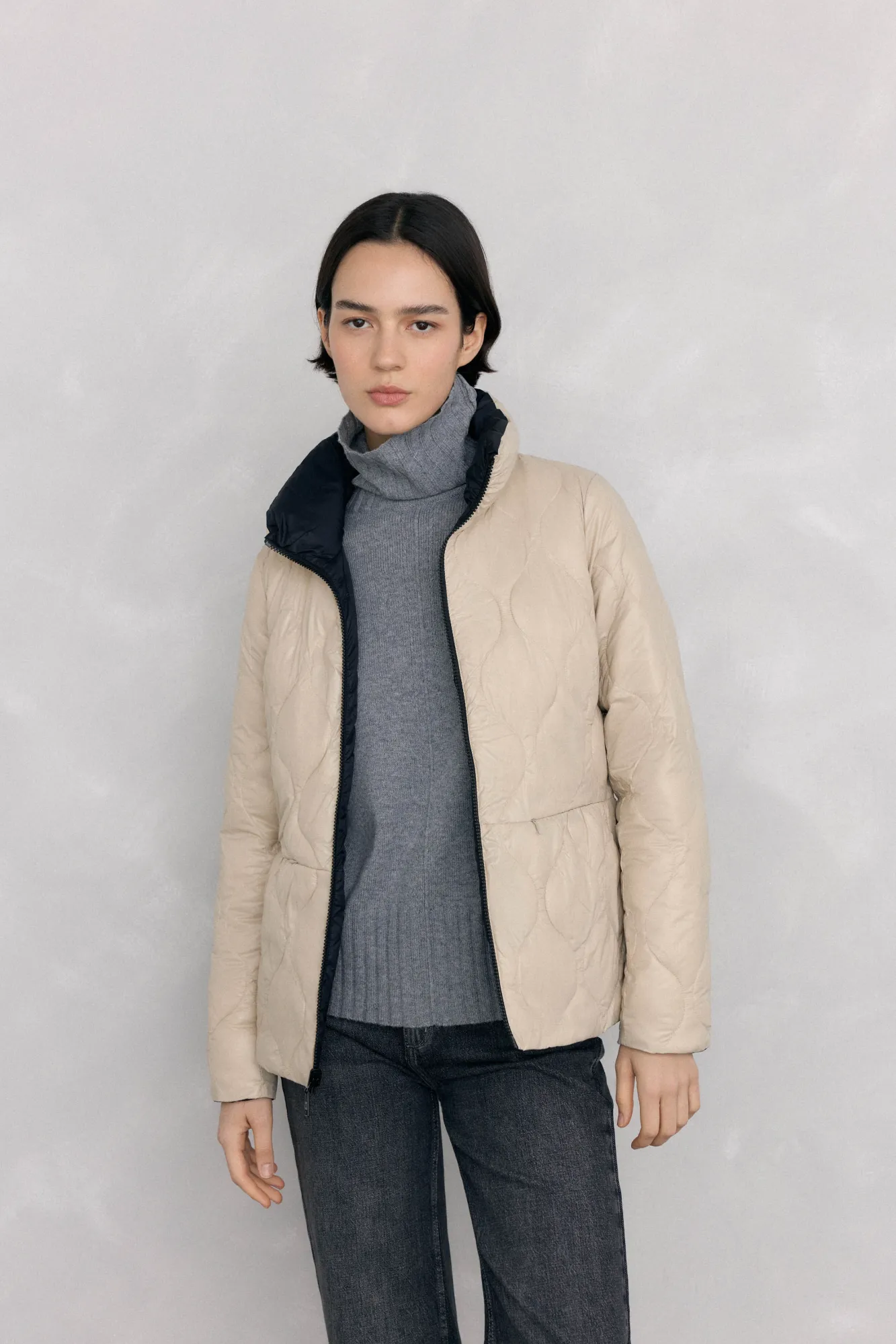 Mujer Pedro del Hierro Chaquetas|Plumíferos Y Acolchados>Ultralight corto reversible