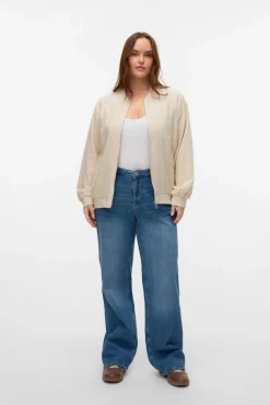 Mujer Vero Moda Curve Vaqueros|Pantalones>Vaquero ancho talla grande