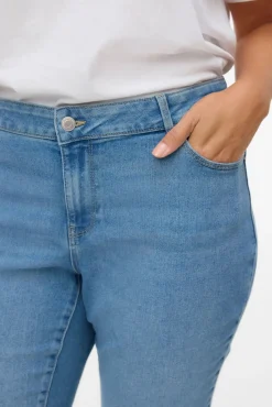 Mujer Vero Moda Curve Vaqueros|Pantalones>Vaquero pitillo talla grande