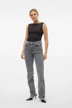 Mujer Vero Moda Vaqueros|Pantalones>Vaquero recto tiro alto
