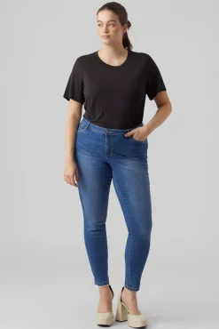 Mujer Vero Moda Curve Vaqueros|Pantalones>Vaquero Slim talla grande