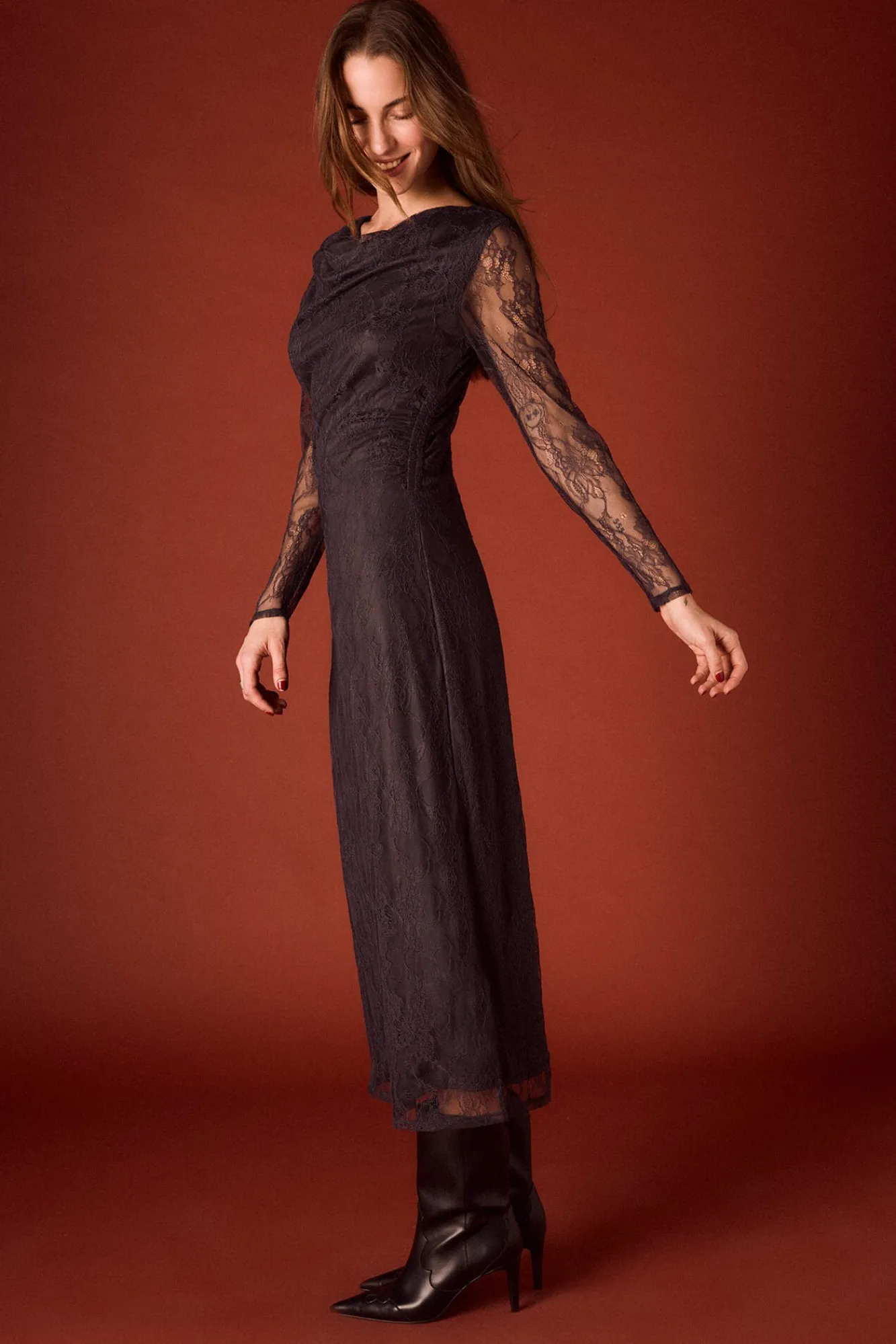 Mujer Slowlove Vestidos>Vestidao largo encaje