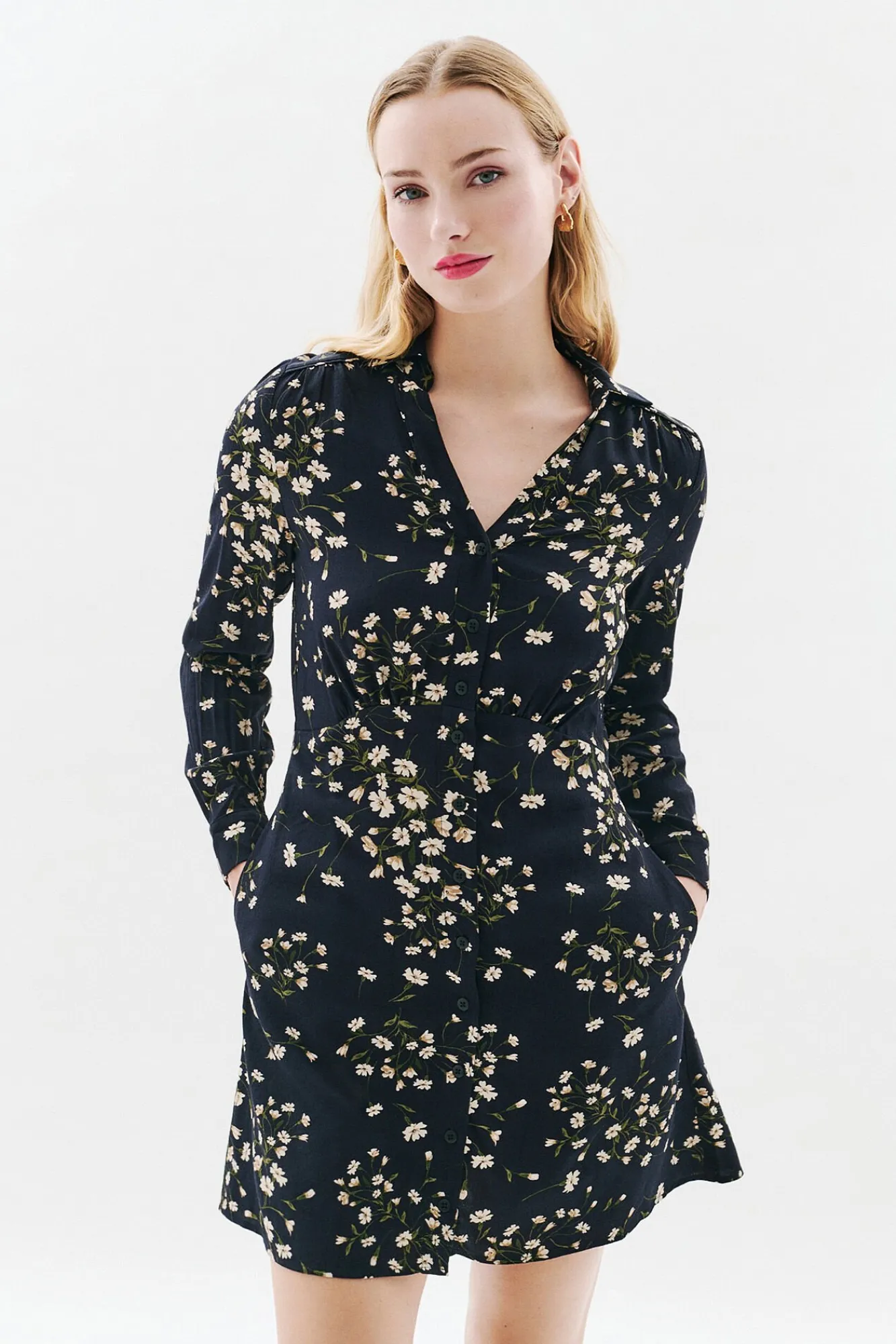 Mujer Caroll Vestidos>Vestido 100% viscosa