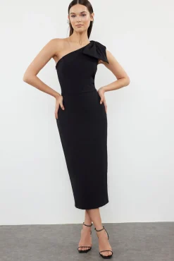 Mujer Trendyol Vestidos>Vestido ajustado de un solo hombro