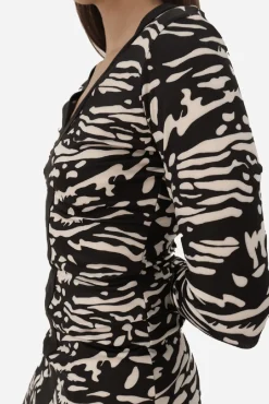 Mujer Cuplé Vestidos>Vestido cenefa punto