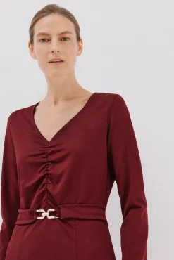 Mujer Cortefiel Vestidos>Vestido cinturón