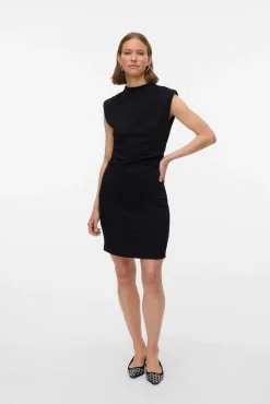 Mujer Vero Moda Vestidos>Vestido corto con cuello Perkins