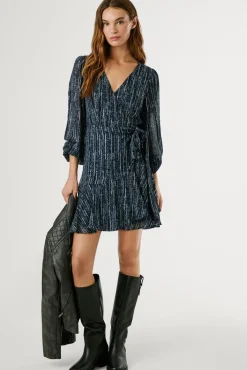 Mujer Pepe Jeans Vestidos>Vestido Corto Cruzado