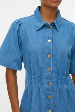 Mujer Vero Moda Vestidos>Vestido corto de algodón