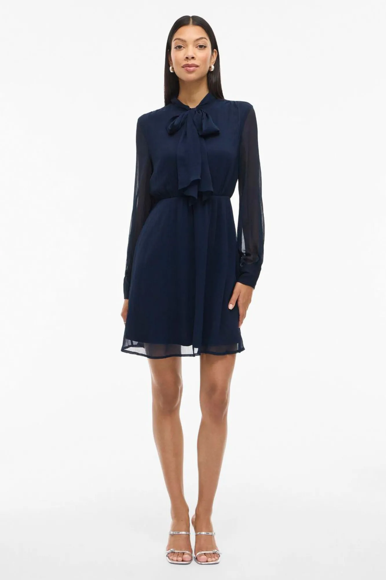 Mujer Vila Vestidos>Vestido corto de gasa