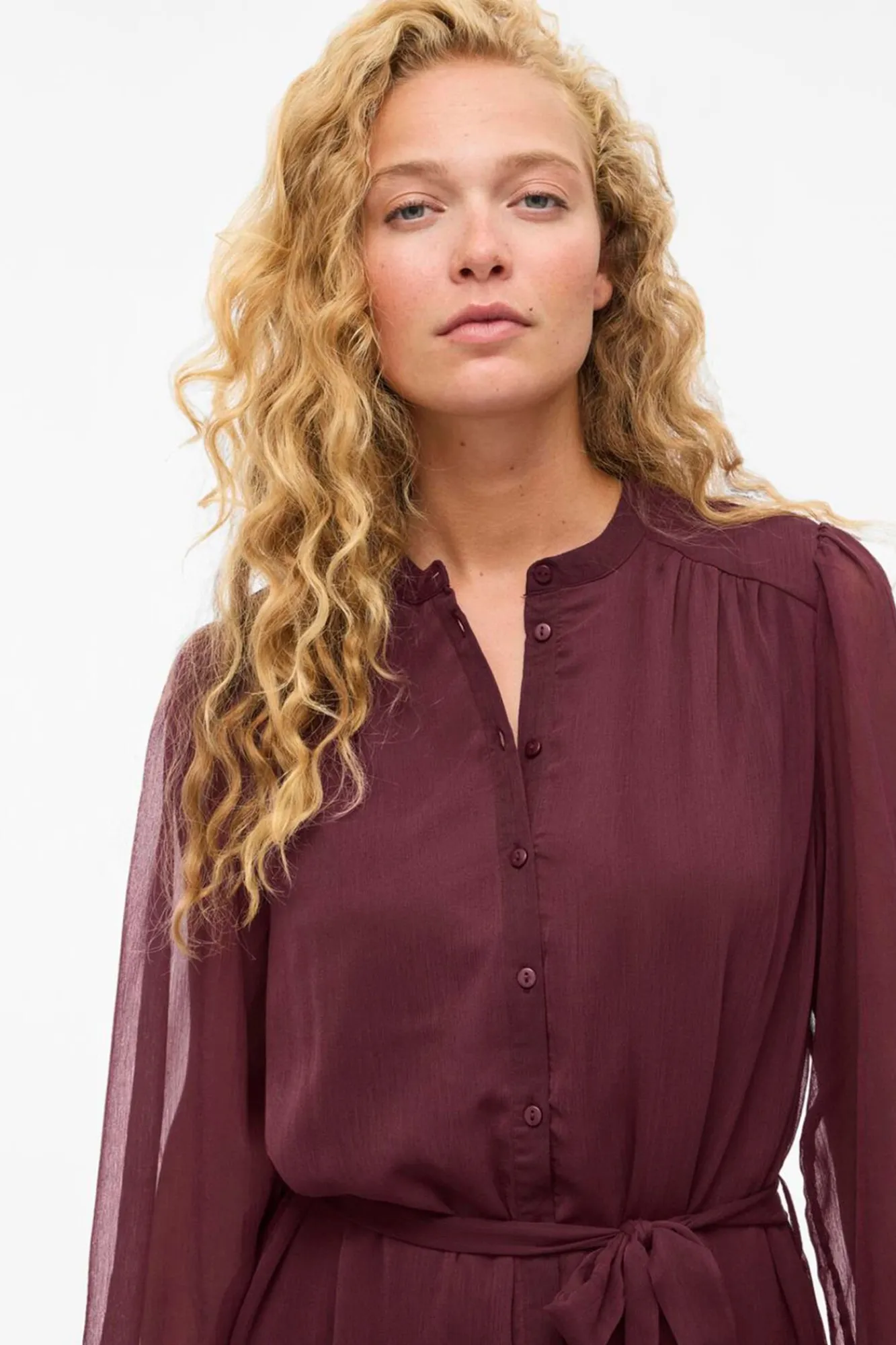 Mujer Vila Vestidos>Vestido corto de gasa