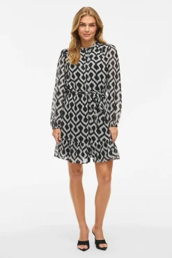 Mujer Vila Vestidos>Vestido corto de gasa