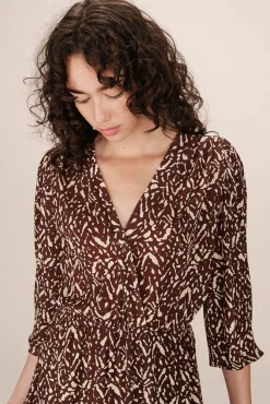 Mujer Grace & Mila Vestidos>Vestido corto de manga 3/4