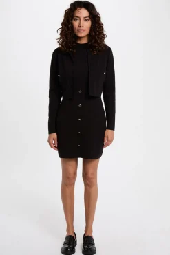 Mujer Morgan Vestidos>Vestido corto efecto 2 en 1