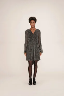 Mujer Grace & Mila Vestidos>Vestido corto gasa lúrex