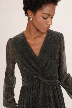 Mujer Grace & Mila Vestidos>Vestido corto gasa lúrex