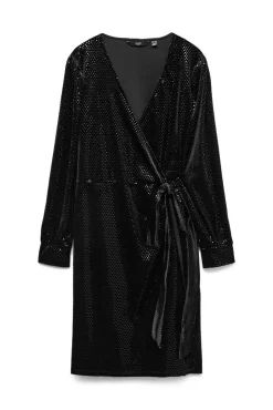 Mujer Vero Moda Curve Vestidos>Vestido corto manga larga talla grande