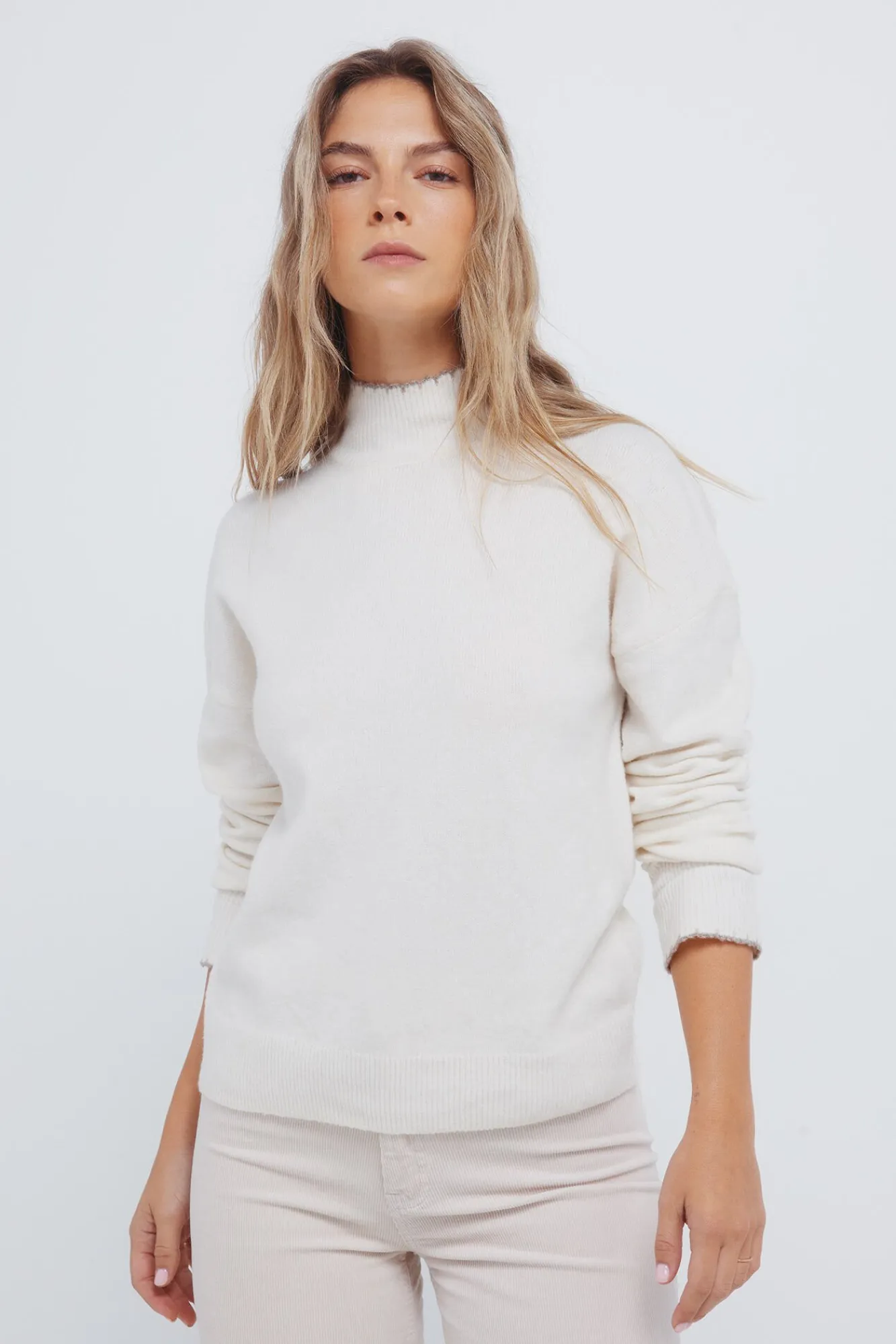 Mujer Springfield Vestidos>Vestido corto punto cable knit