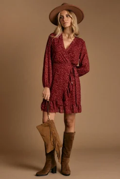 Mujer Polín Et Moi Vestidos>Vestido cruzado Nati