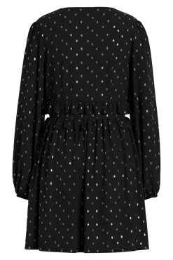 Mujer Vila Vestidos>Vestido de gasa con lúrex