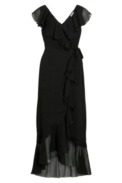 Mujer Vila Vestidos>Vestido de gasa midi de fiesta