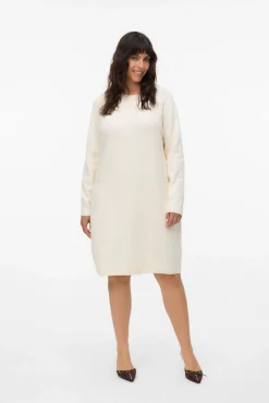Mujer Vero Moda Curve Vestidos>Vestido de punto manga larga talla grande