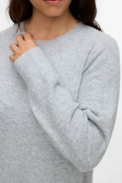 Mujer Vero Moda Curve Vestidos>Vestido de punto manga larga talla grande