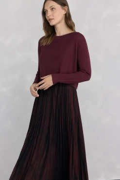 Mujer Pedro del Hierro Vestidos>Vestido dos piezas brillo