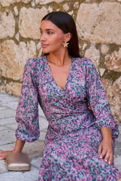 Mujer Polín Et Moi Vestidos>Vestido estampado Cirila