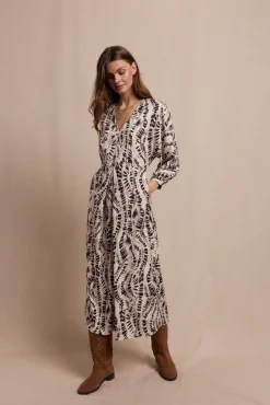 Mujer Slowlove Vestidos>Vestido estampado pliegue