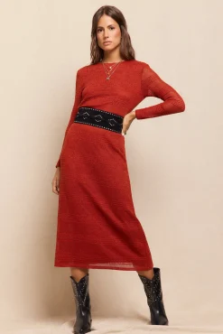 Mujer Slowlove Vestidos>Vestido estructura rústica