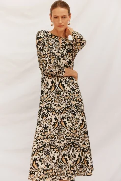 Mujer Cortefiel Vestidos>Vestido fluido estampado