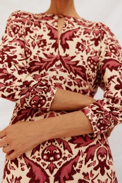 Mujer Cortefiel Vestidos>Vestido fluido estampado