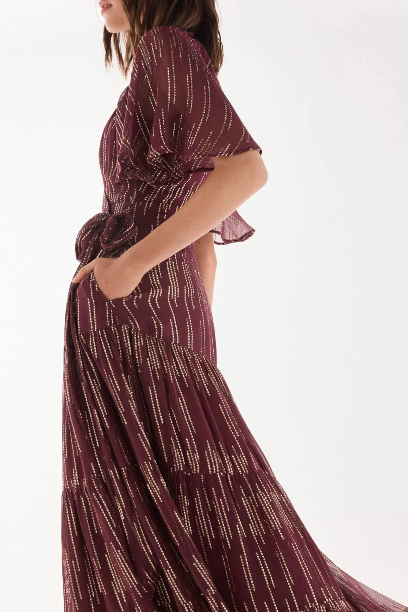 Mujer TFP by Tamara Falcó Vestidos>Vestido georgette con lurex