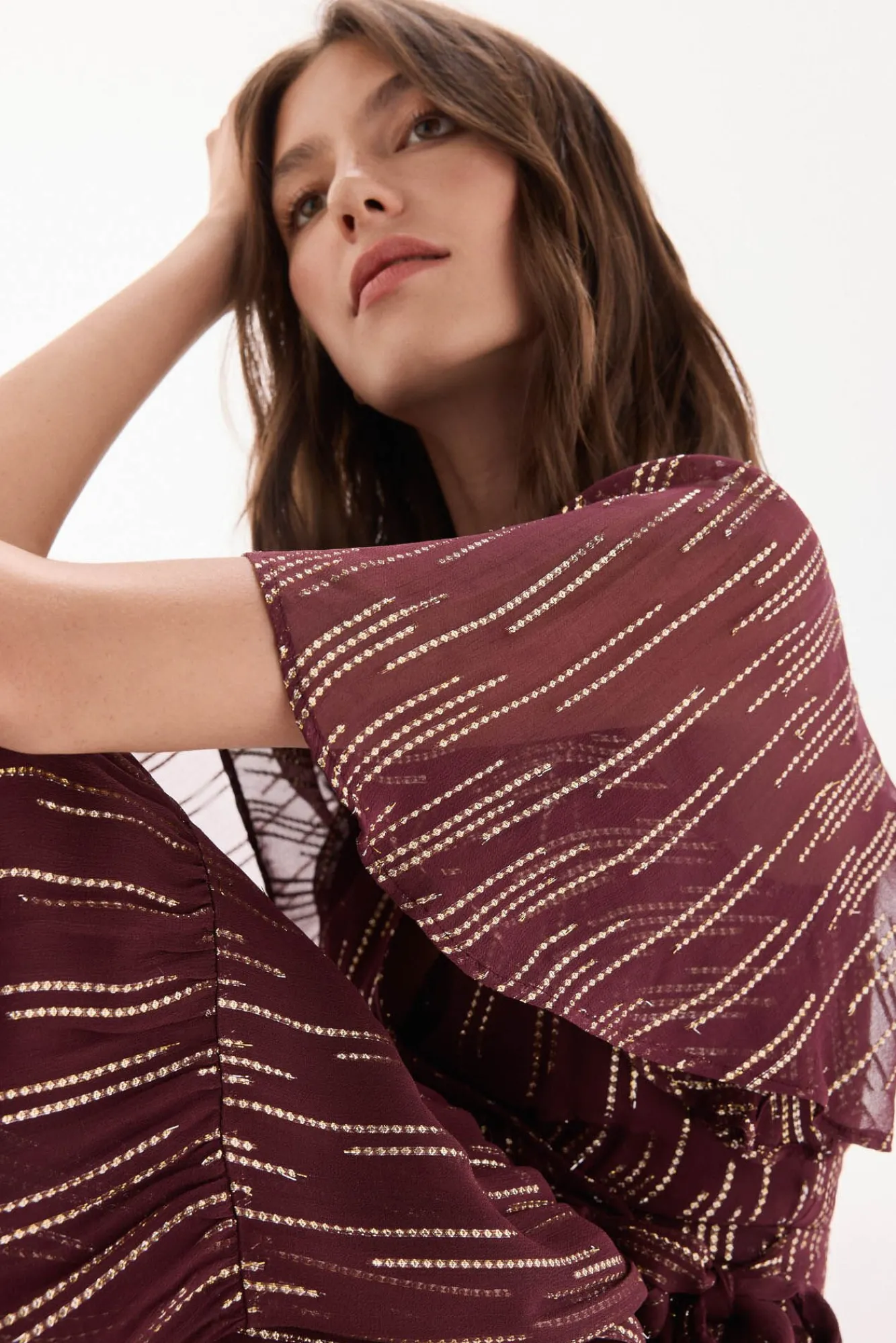 Mujer TFP by Tamara Falcó Vestidos>Vestido georgette con lurex