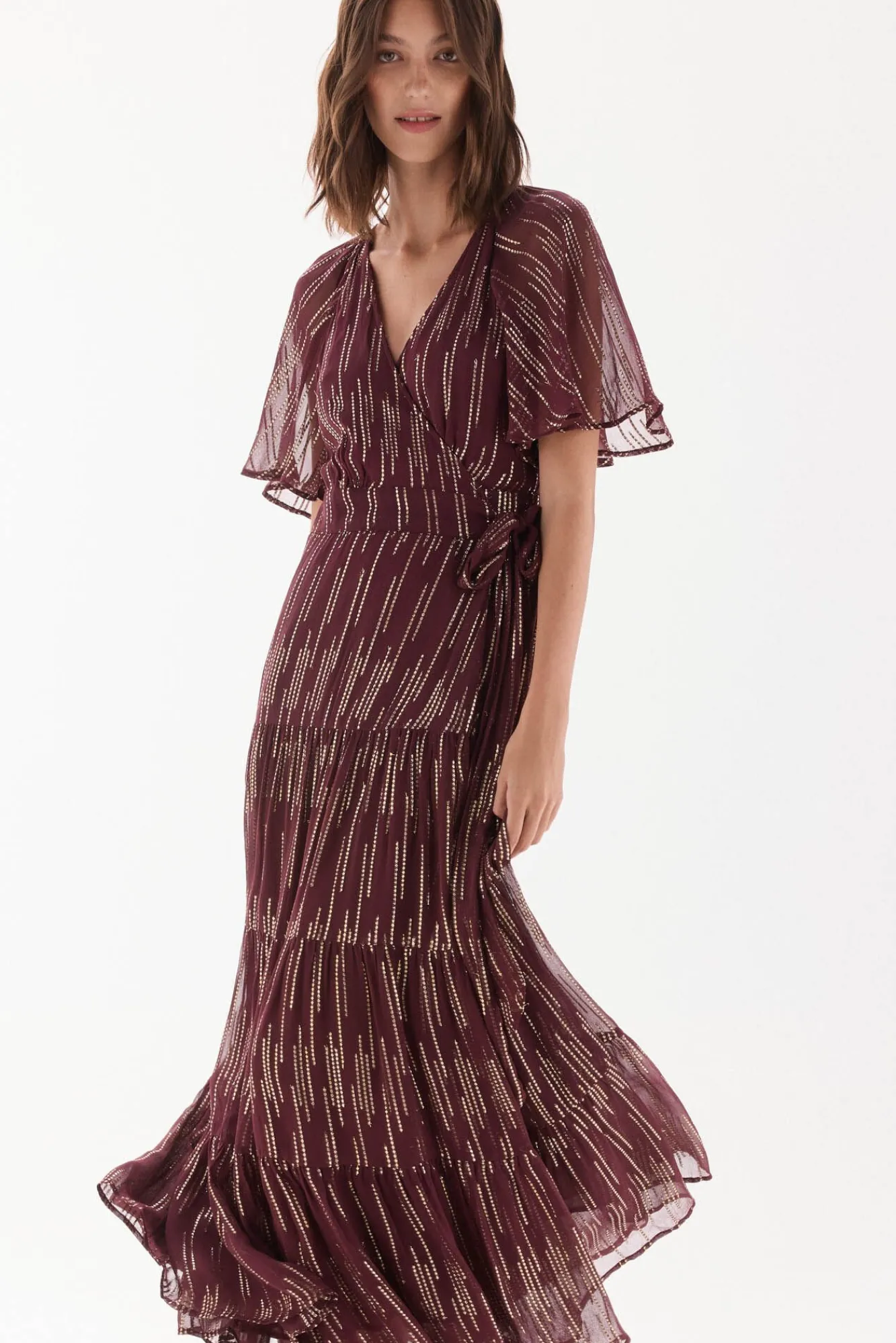 Mujer TFP by Tamara Falcó Vestidos>Vestido georgette con lurex