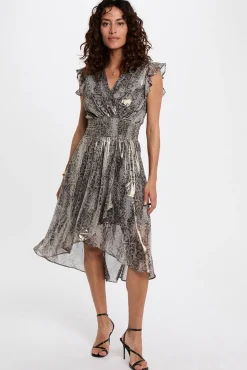 Mujer Morgan Vestidos>Vestido largo cruzado