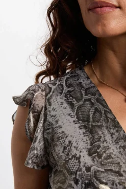 Mujer Morgan Vestidos>Vestido largo cruzado