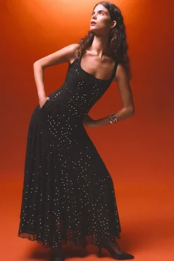 Mujer Pedro del Hierro Vestidos>Vestido largo espejos