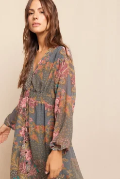 Mujer Slowlove Vestidos>Vestido largo estampado