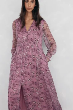 Mujer Pedro del Hierro Vestidos>Vestido largo fluido