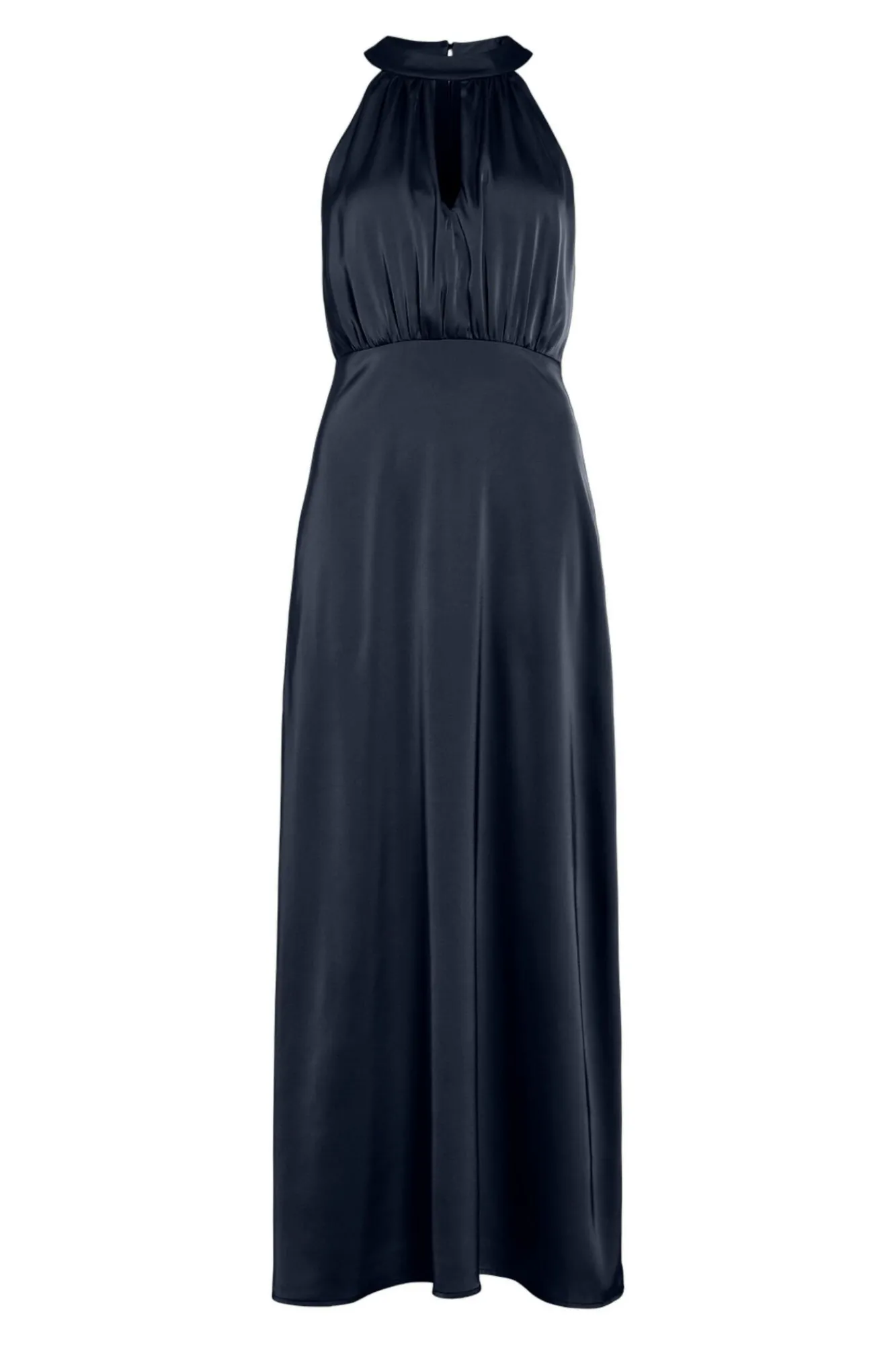 Mujer Vila Vestidos>Vestido largo satinado de fiesta