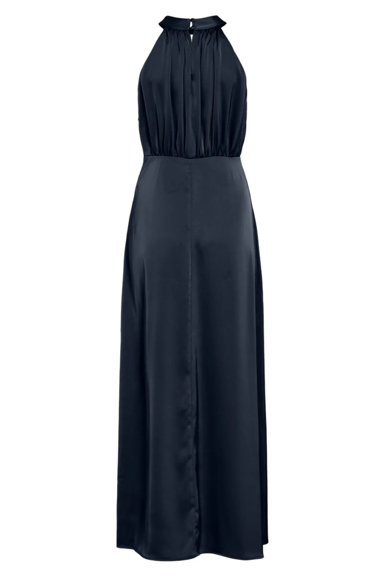 Mujer Vila Vestidos>Vestido largo satinado de fiesta